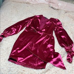 Fashion nova Give Me Your Attention Surplice Dress